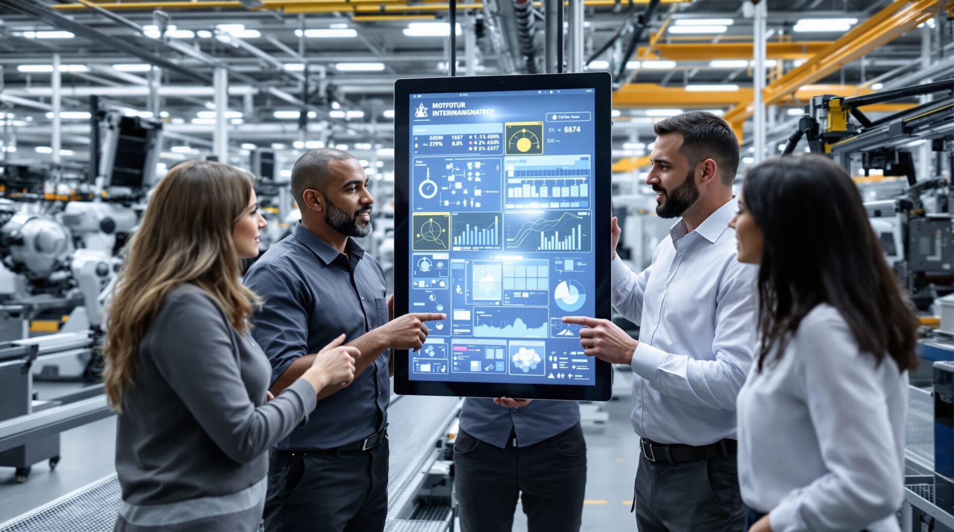 10 façons dont l'affichage dynamique révolutionne l'industrie 4.0