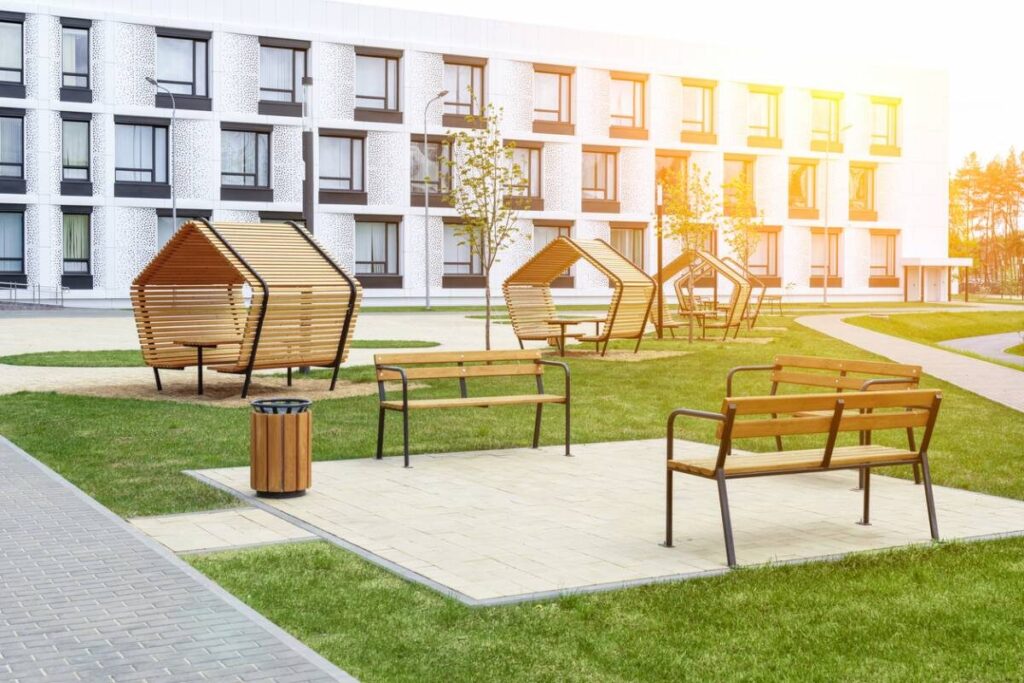 transformation espace collectif équipé fonctionnel