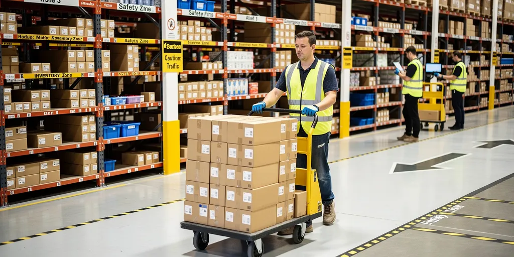 Chariot de manutention : efficacité, sécurité et rotation des stocks en e‑commerce