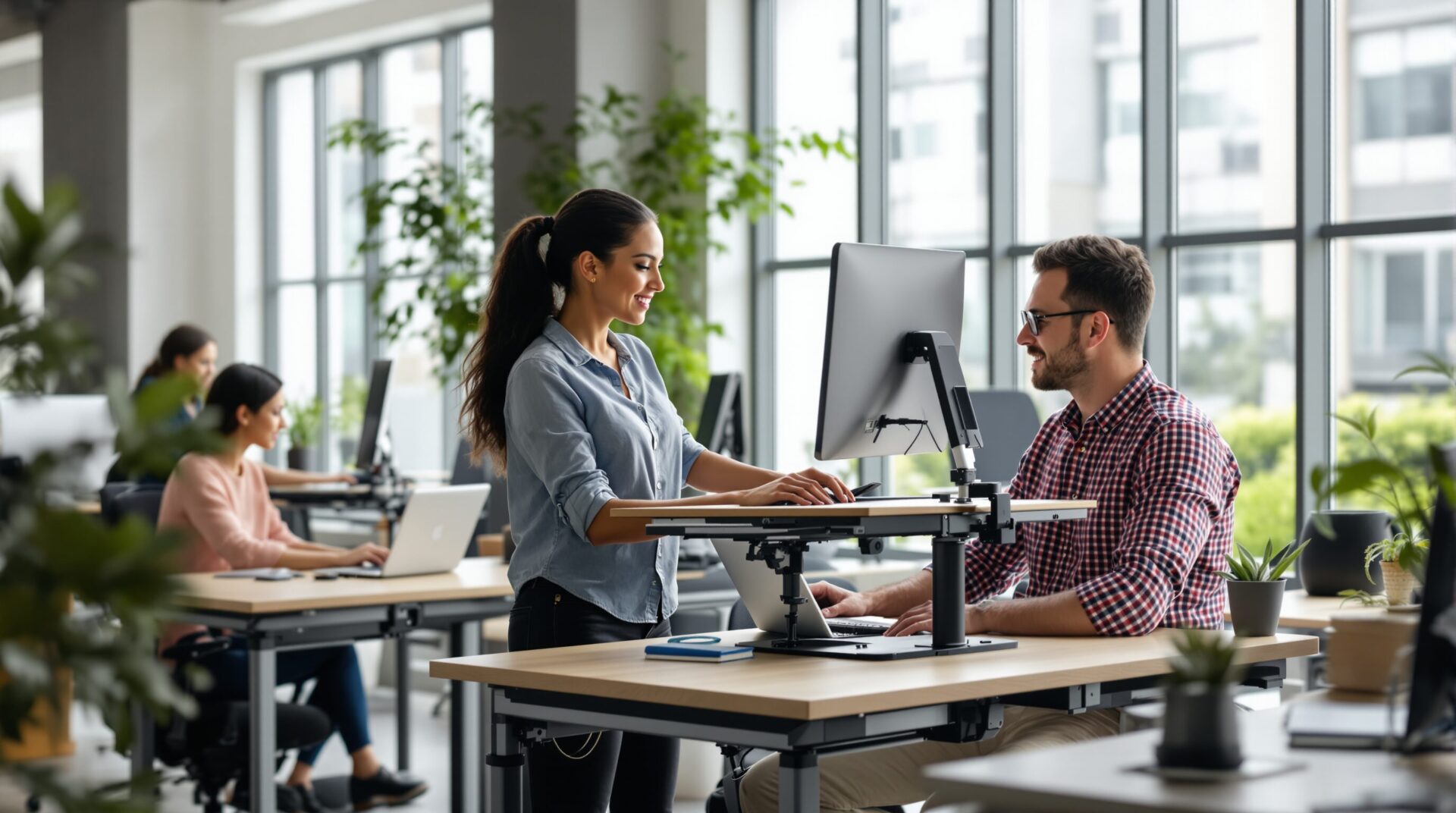 Flex office & postes partagés : quel bureau assis debout choisir