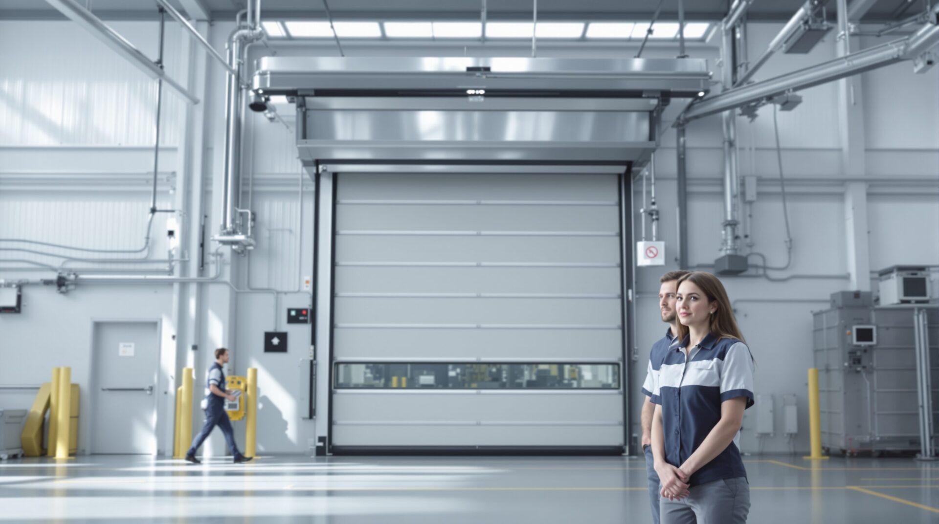 Portes rapides industrielles : avantages techniques et économiques des portes à enroulement