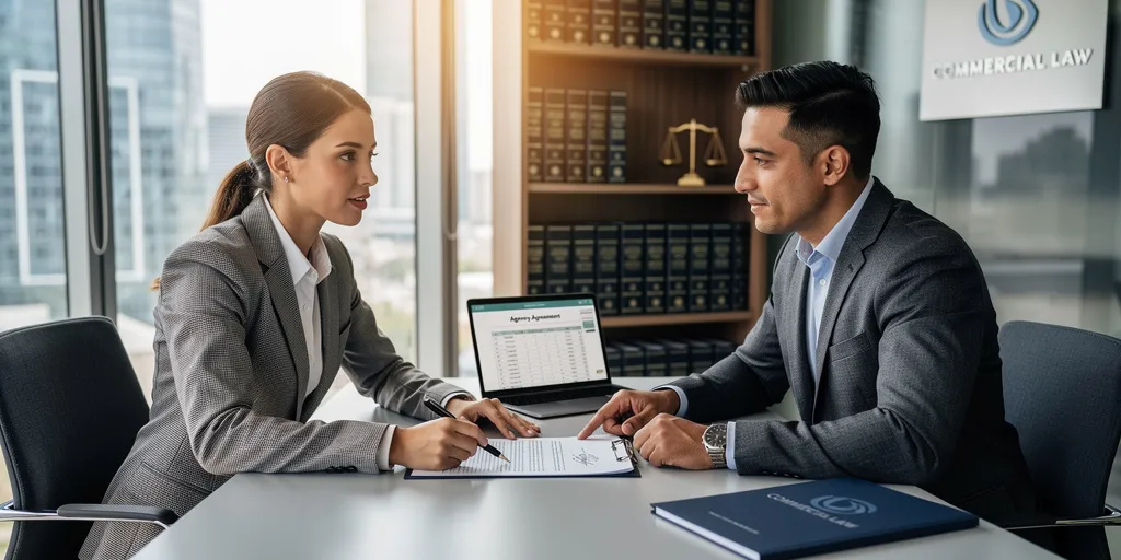 agent commercial en société