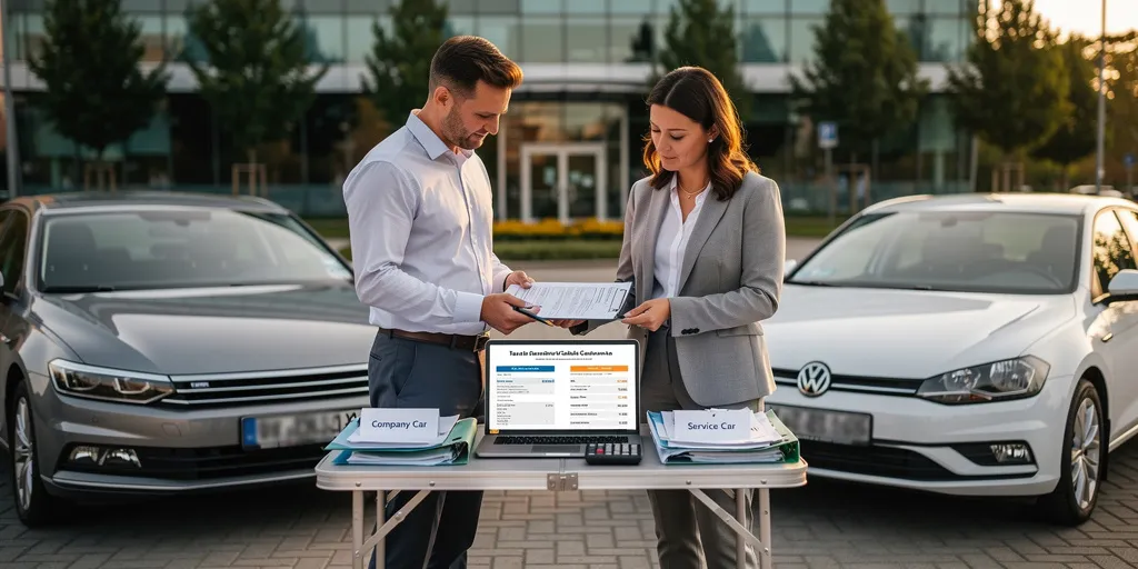 Différence entre voiture de fonction et de service: le comparatif fiscal