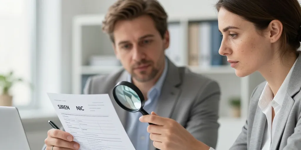 Exemple numéro SIRET : la composition SIREN et NIC expliquée