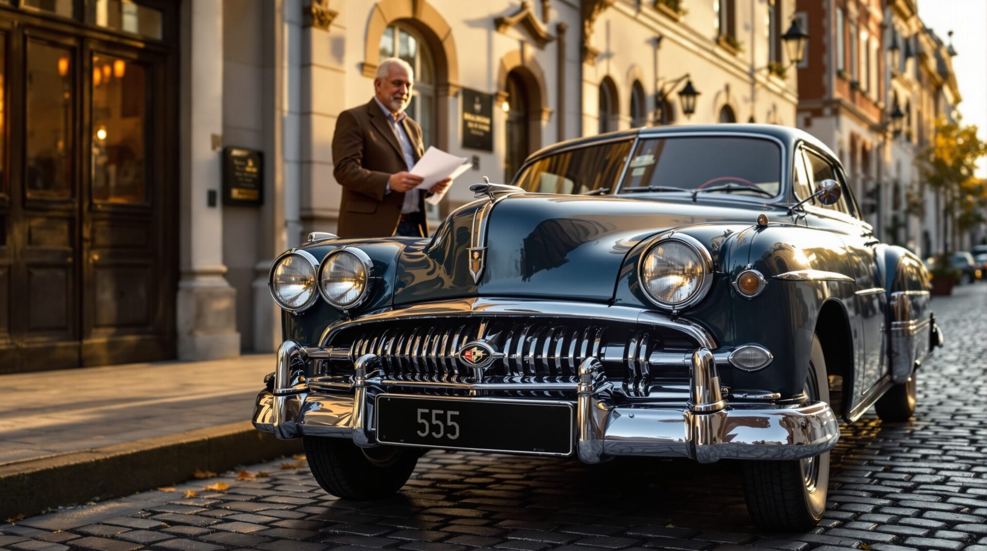 Plaque immatriculation fond noir : la légalité pour les véhicules de collection ?
