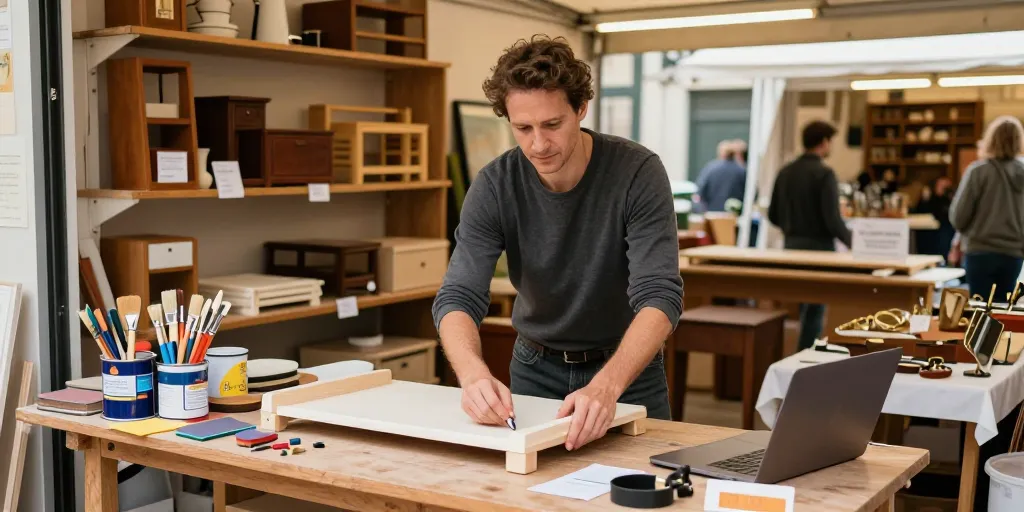 Auto-entrepreneur relooking meuble et brocante : le plan pour lancer son activité ?