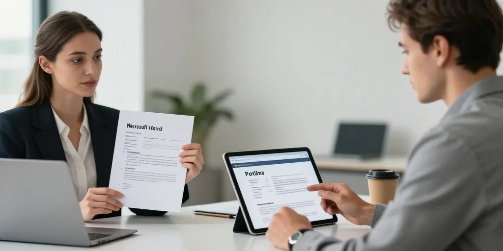 CV en ligne vs CV Word : lequel génère le plus d’entretiens ?