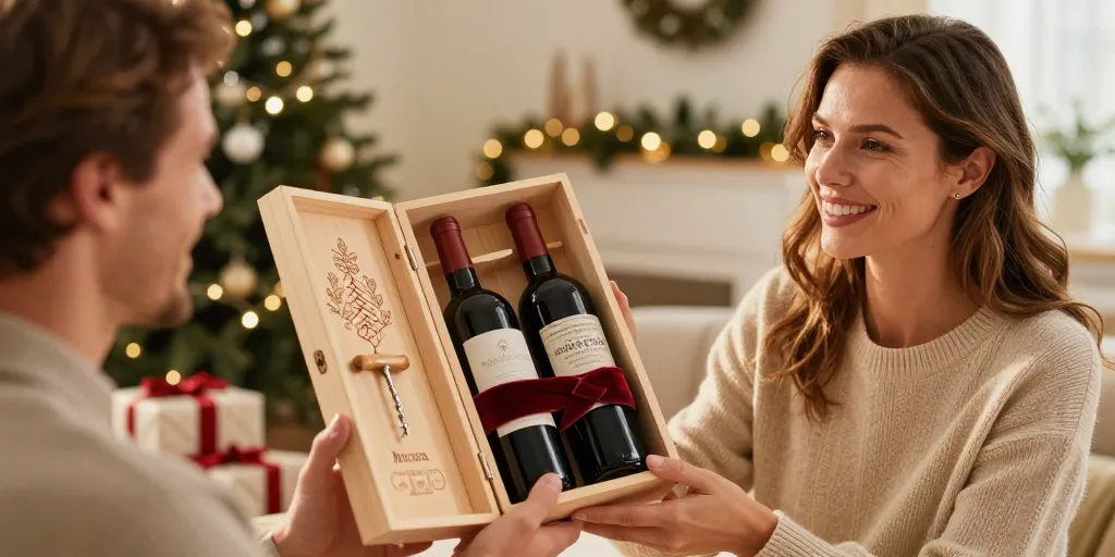 Coffret vin pour Noël : le choix idéal selon le destinataire