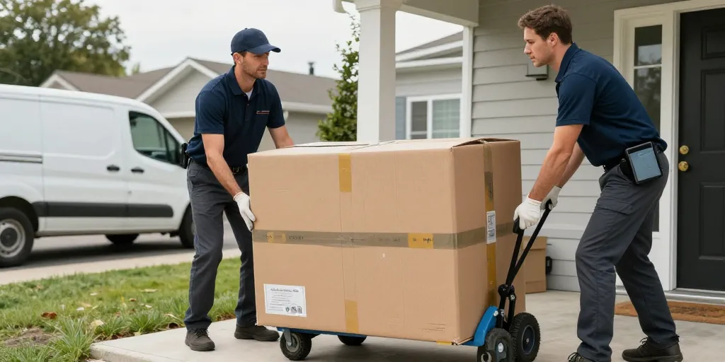 comment faire livrer un colis volumineux