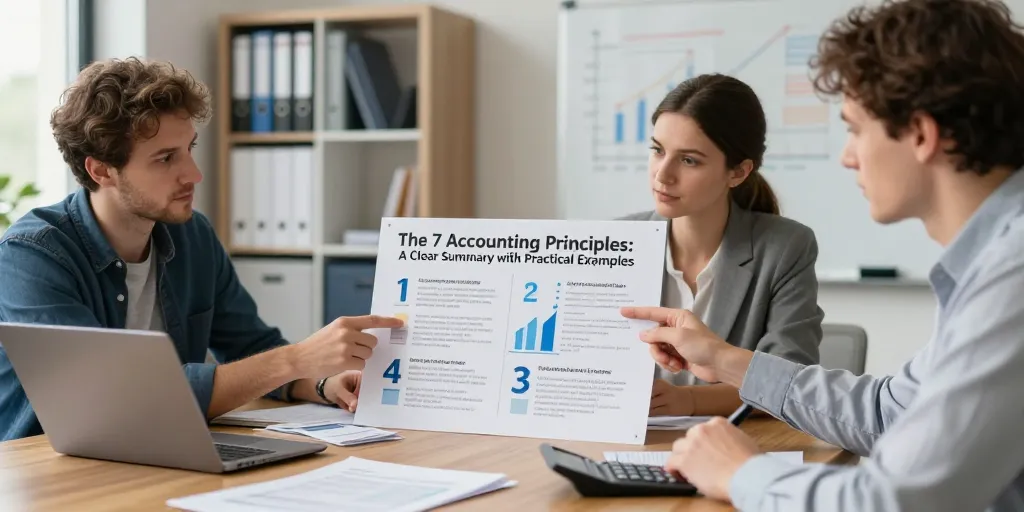 Les 7 principes comptables : Le résumé clair avec exemples pratiques