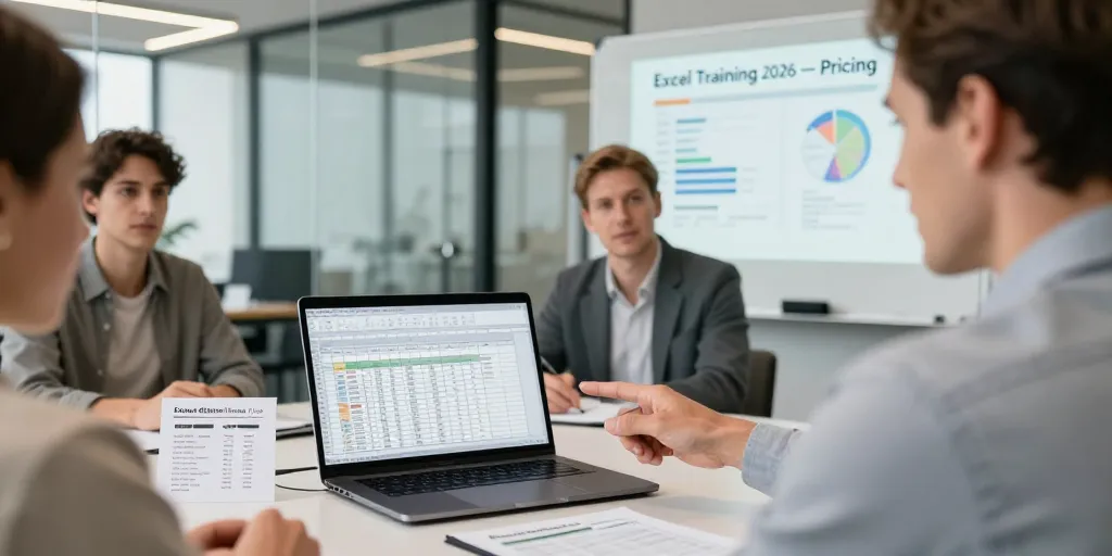 Quel est le tarif d’une formation Excel en 2026 ?