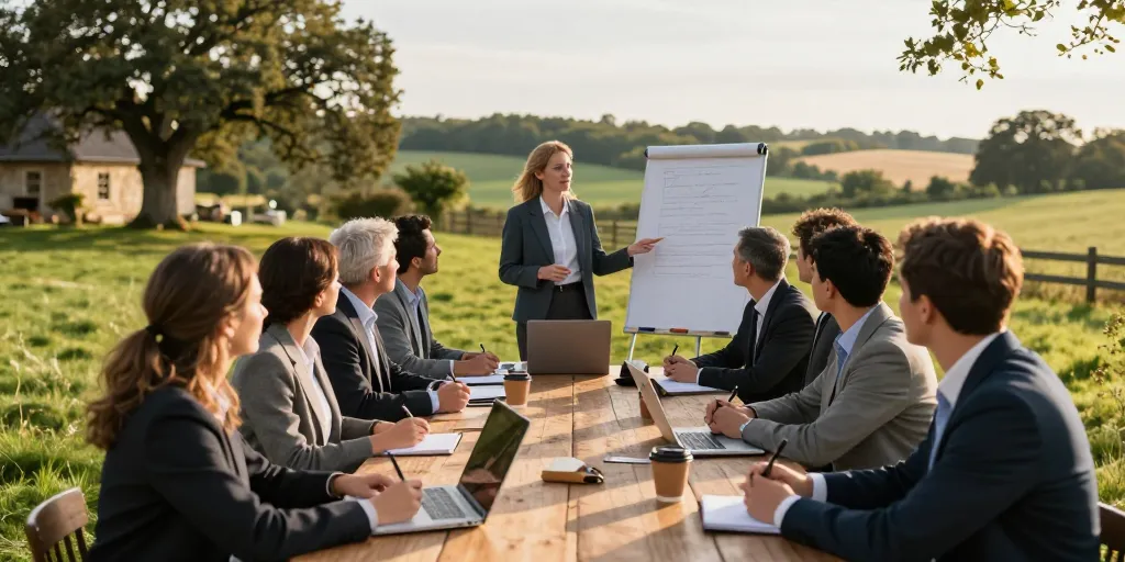 Séminaire d’entreprise à la campagne : offrez un cadre naturel inspirant à vos équipes