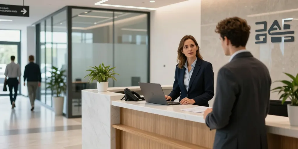 banque d'accueil entreprise