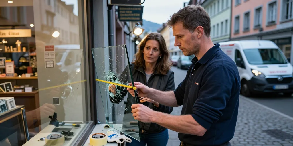Dépannage vitrerie à Carouge : Intervention rapide pour vos vitres brisées