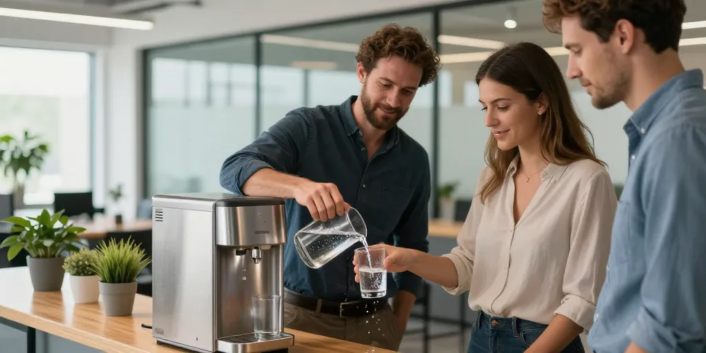 Pourquoi installer une fontaine à eau en entreprise change le quotidien