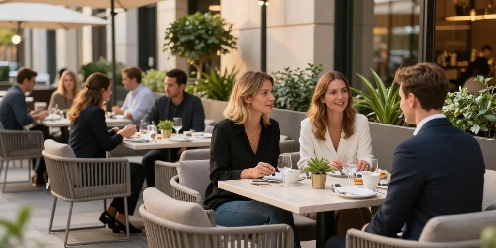 Aménagement terrasse restaurant : les solutions pour optimiser l’espace et le style