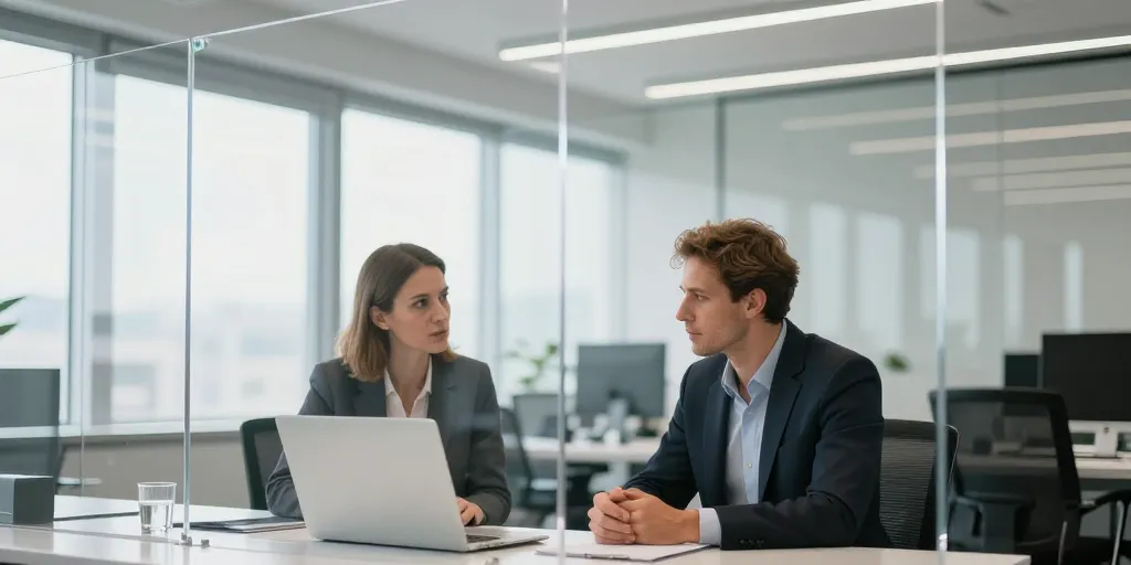 Aménager ses locaux professionnels : pourquoi le verre acrylique sur mesure devient incontournable