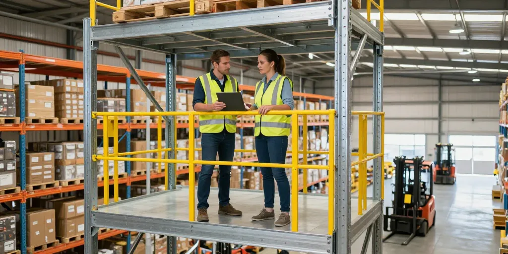 Plateforme de stockage industrielle : la solution pour optimiser votre entrepôt