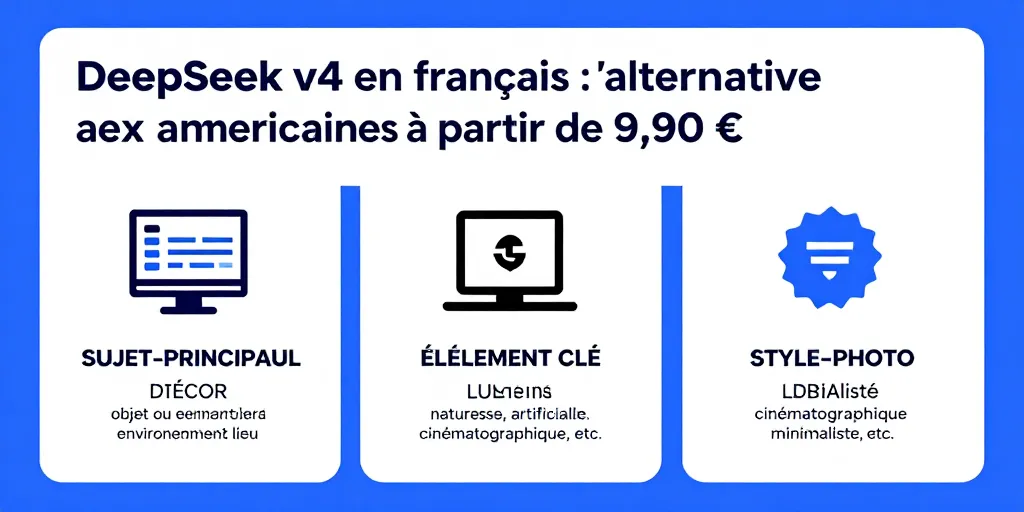Deepseek v4 en français : l’alternative aux ia américaines à partir de 9,90 €